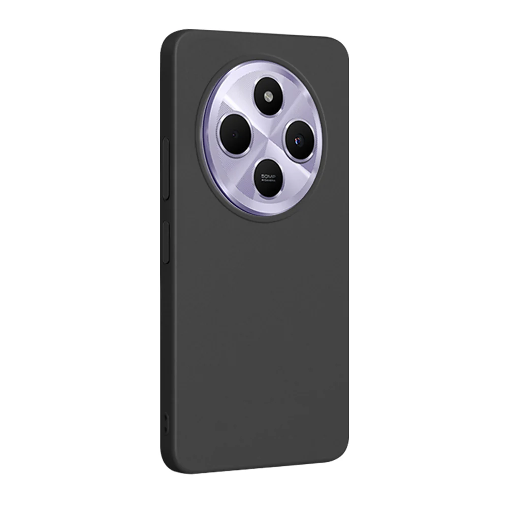 Forcell Xiaomi Redmi 14C 4G / Poco C 75 Θήκη Σιλικόνης - Black