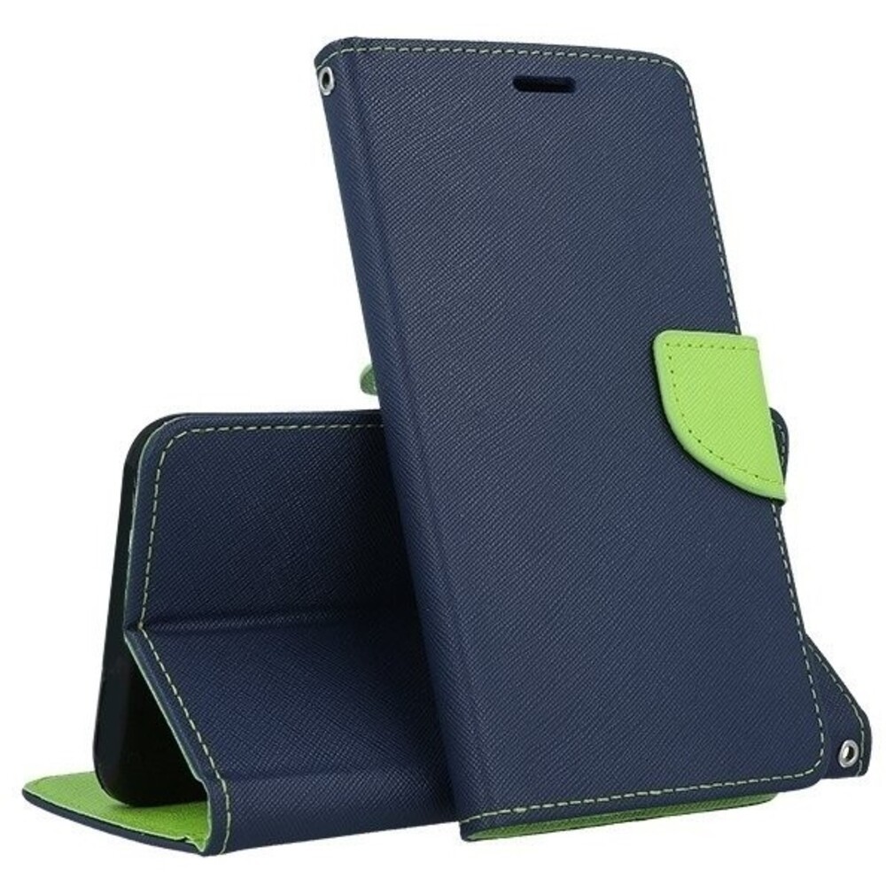Tel1 Xiaomi Redmi Note 12s Fancy Θήκη Βιβλίο - Navy Blue
