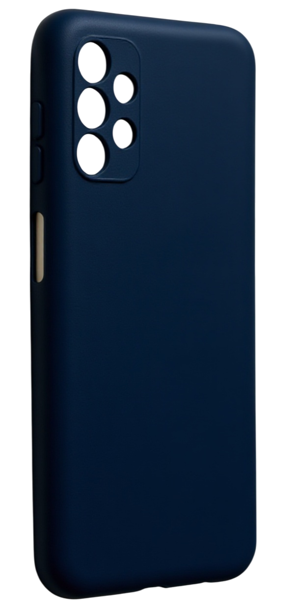Forcell Samsung Galaxy A13 4G Soft Touch Θήκη Σιλικόνης - Navy Blue