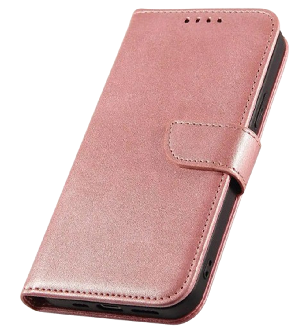 Tel1 Samsung Galaxy S23 Ultra 5G Magnet Θήκη Βιβλίο - Pink