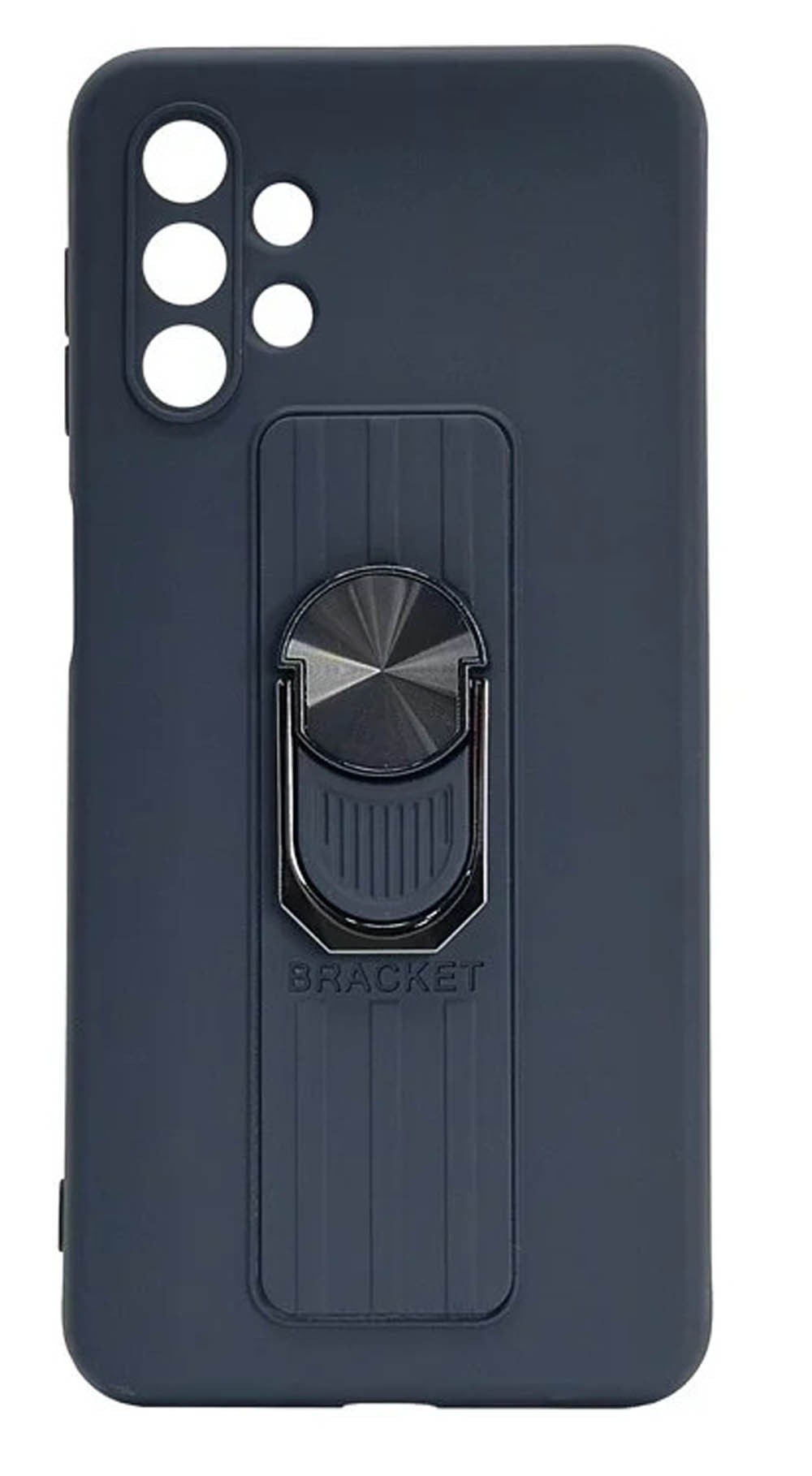Forcell Samsung Galaxy A32 4G Finger Grip and Stand Θήκη Σκληρή - Dark Blue