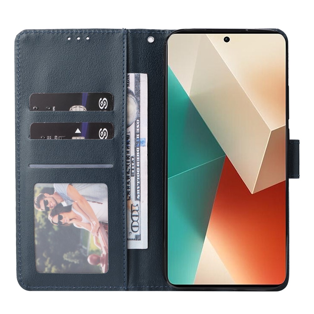 Tel1 Xiaomi Redmi Note 13 5G Horizontal Flip Θήκη Βιβλίο - Βlue
