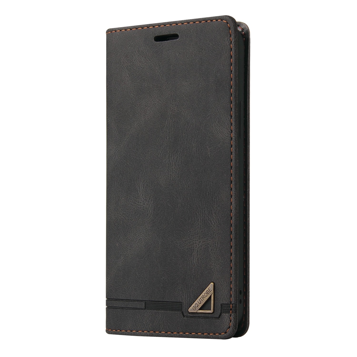 Tel1 Xiaomi Redmi Note 13 5G Skin Feel Anti-theft Brush Horizontal Θήκη βιβλίο - Black