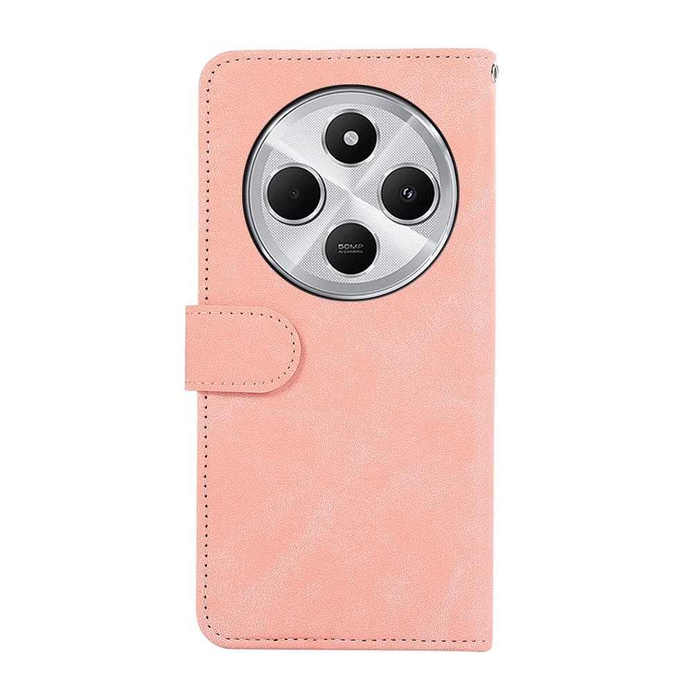 ABEEL Xiaomi Redmi 14C 4G / Poco C75 RFID Color Block Θήκη Βιβλίο - Pink