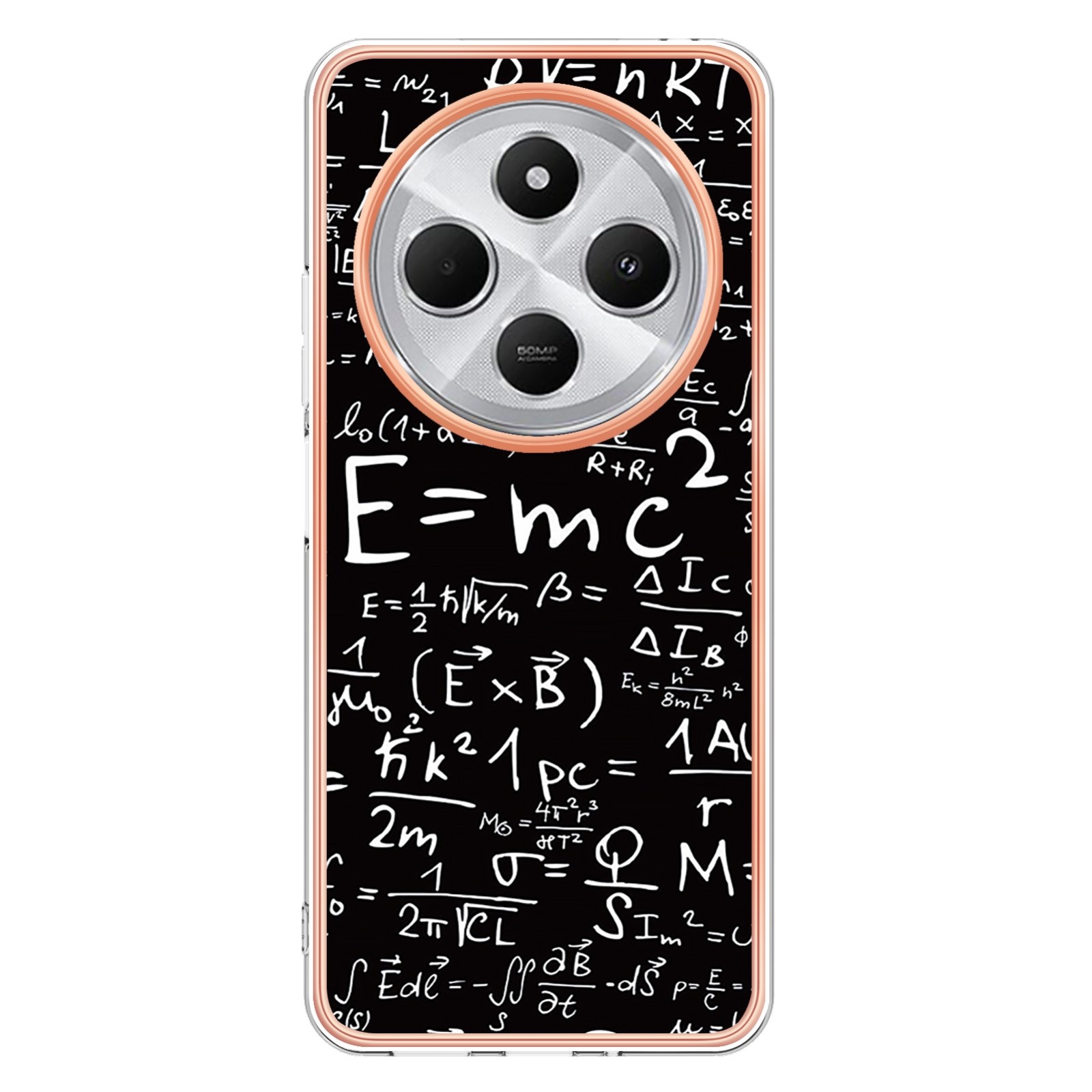 Forcell Xiaomi Redmi 14C 4G / Poco C75 Electroplating Θήκη Σιλικόνης με Σχέδιο