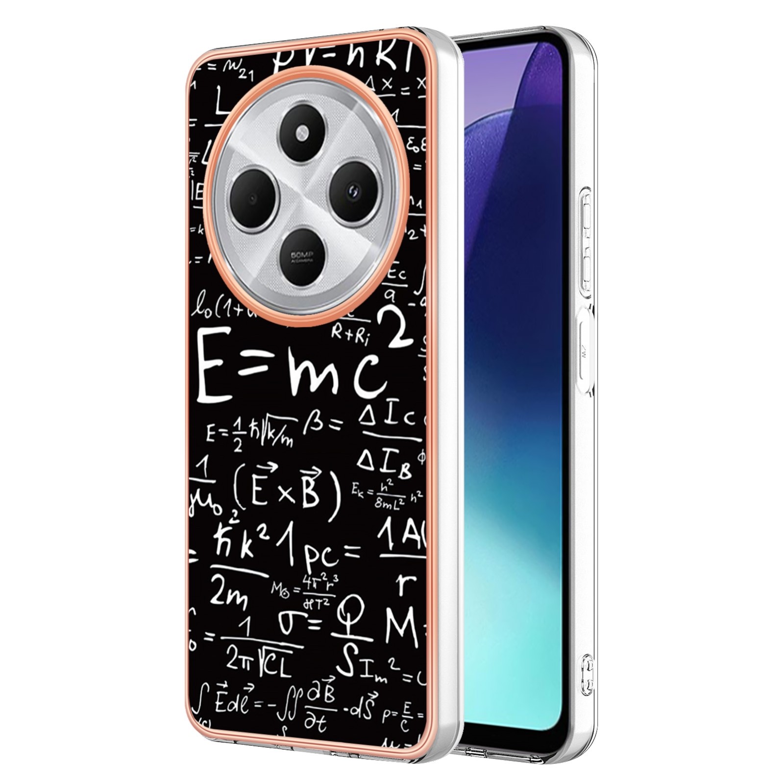 Forcell Xiaomi Redmi 14C 4G / Poco C75 Electroplating Θήκη Σιλικόνης με Σχέδιο