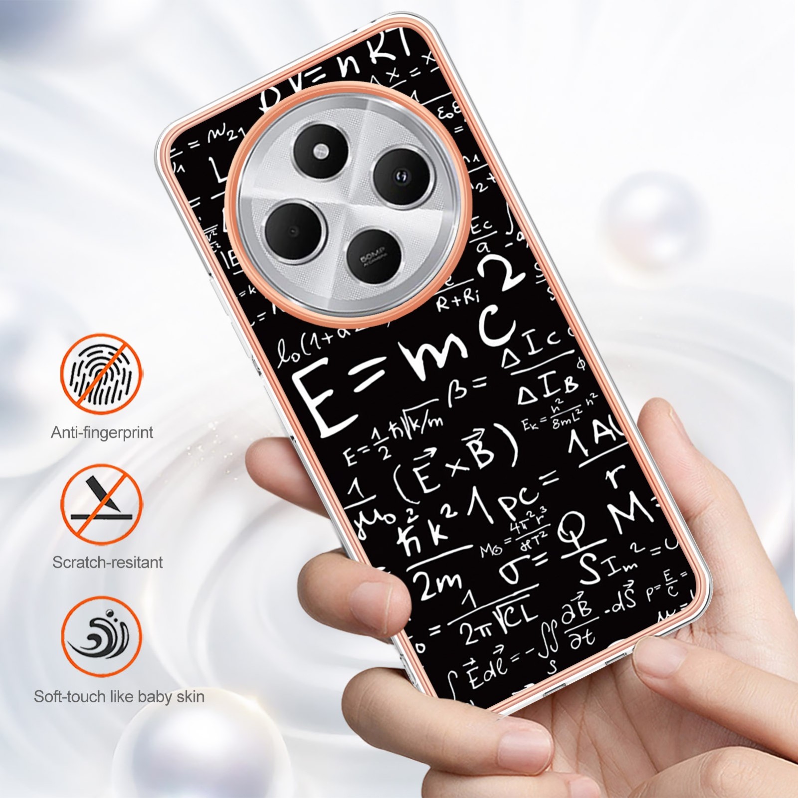 Forcell Xiaomi Redmi 14C 4G / Poco C75 Electroplating Θήκη Σιλικόνης με Σχέδιο