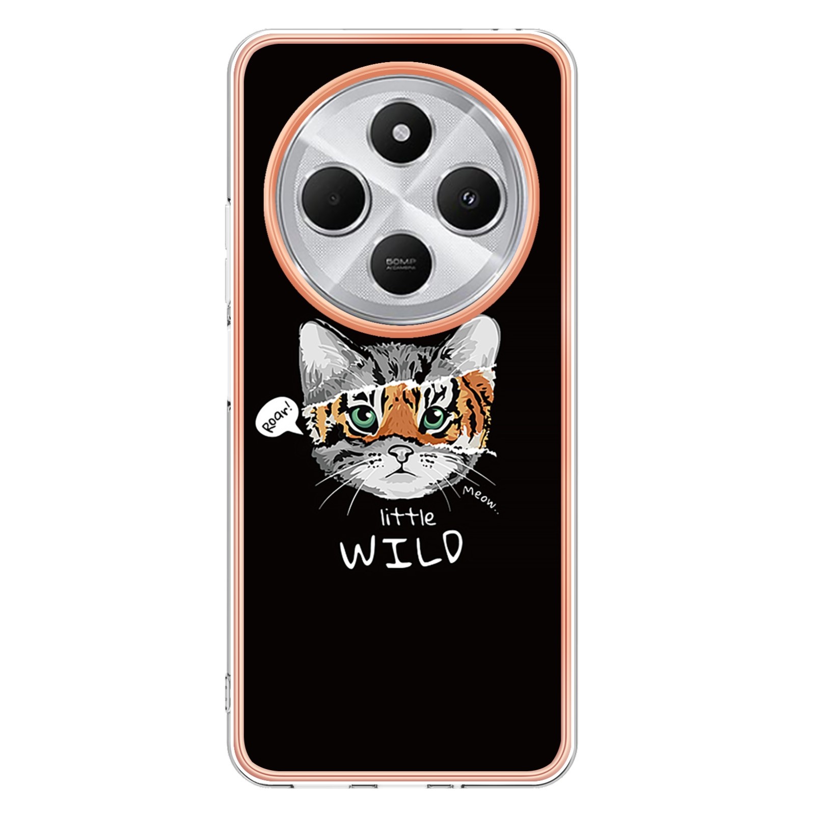 Forcell Xiaomi Redmi 14C 4G / Poco C75 Electroplating Θήκη Σιλικόνης με Σχέδιο