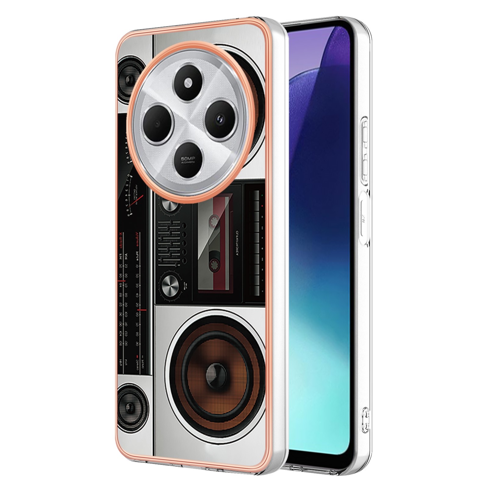 Forcell Xiaomi Redmi 14C 4G / Poco C75 Electroplating Θήκη Σκληρή με Σχέδιο