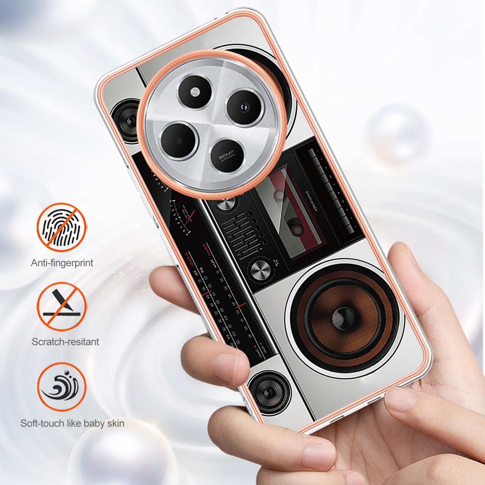 Forcell Xiaomi Redmi 14C 4G / Poco C75 Electroplating Θήκη Σκληρή με Σχέδιο