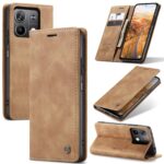 CaseMe 013 Xiaomi Redmi Note 13 5G Retro Leather Θήκη Βιβλίο - Brown