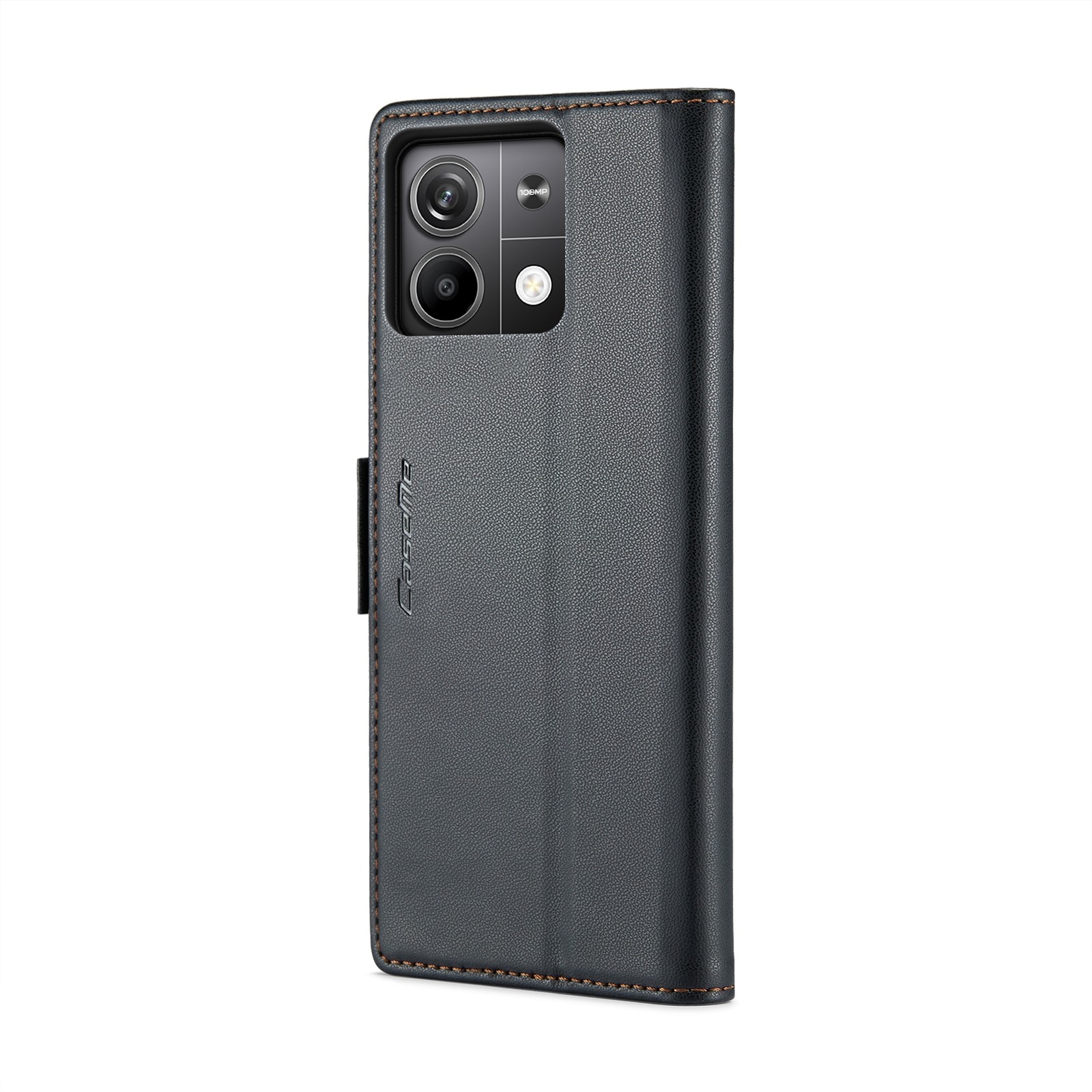CaseMe 023 Xiaomi Redmi Note 13 5G RFID Θήκη Πορτοφόλι Δερμάτινη - Black