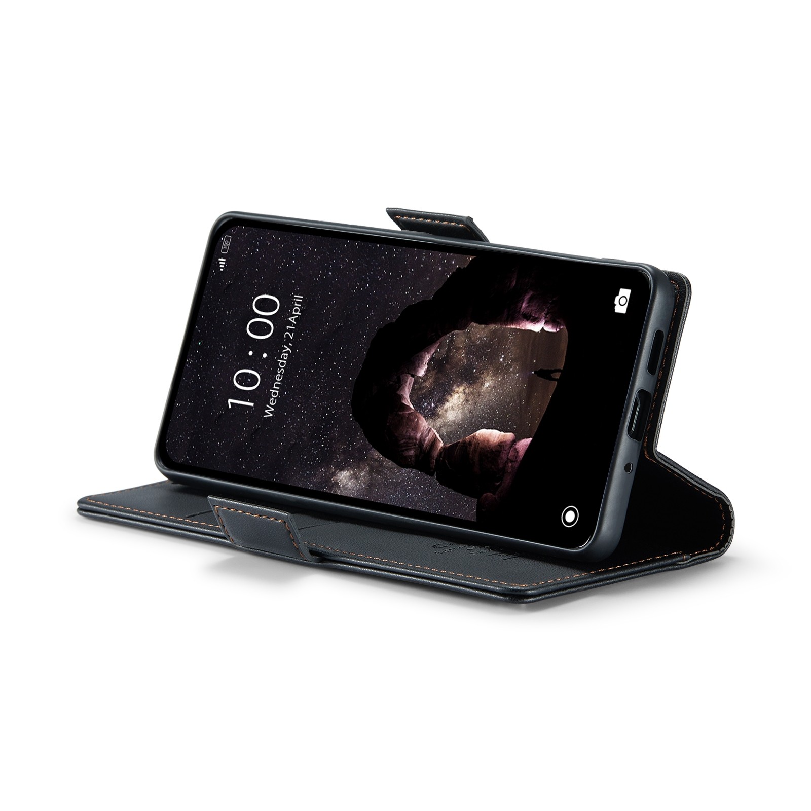 CaseMe 023 Xiaomi Redmi Note 13 5G RFID Θήκη Πορτοφόλι Δερμάτινη - Black