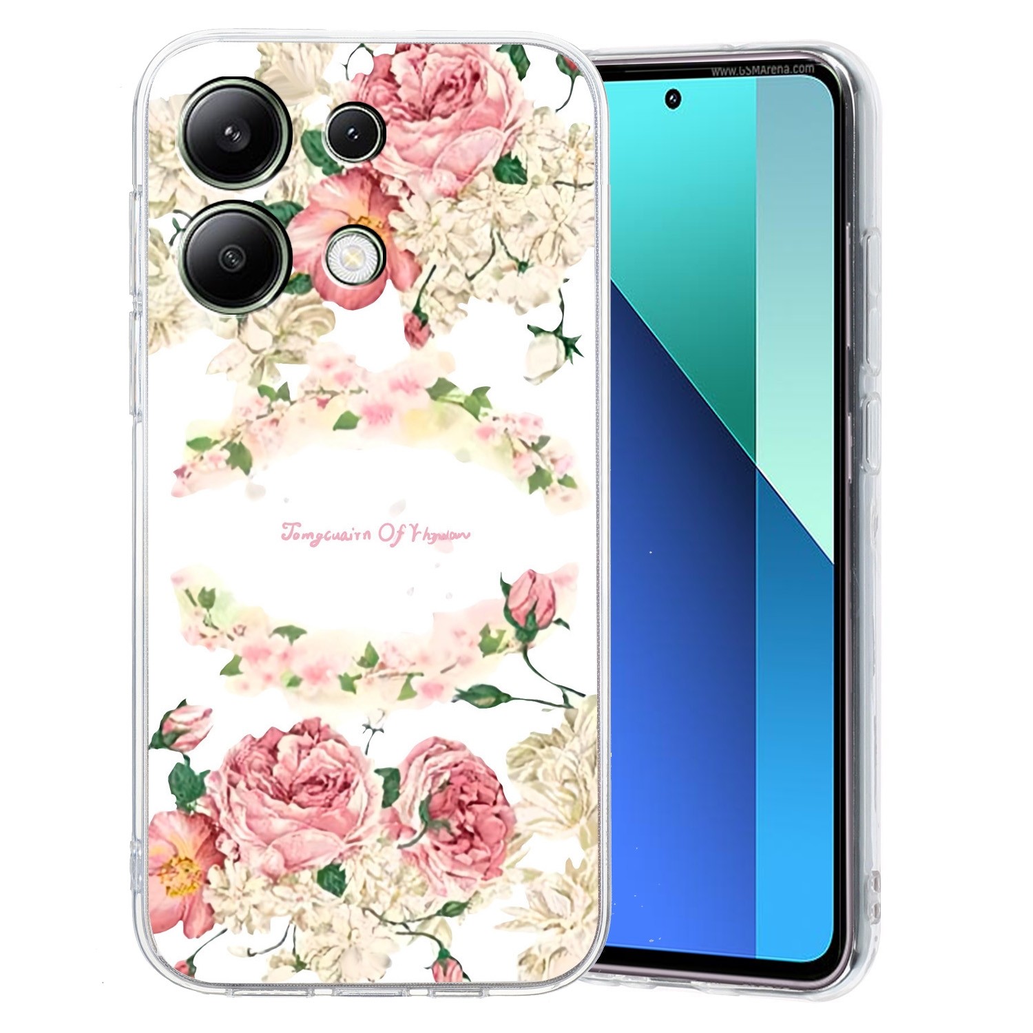 Forcell Xiaomi Redmi Note 13 4G Colored Drawing Pattern Θήκη Σιλικόνης Διάφανη Με Σχέδιο