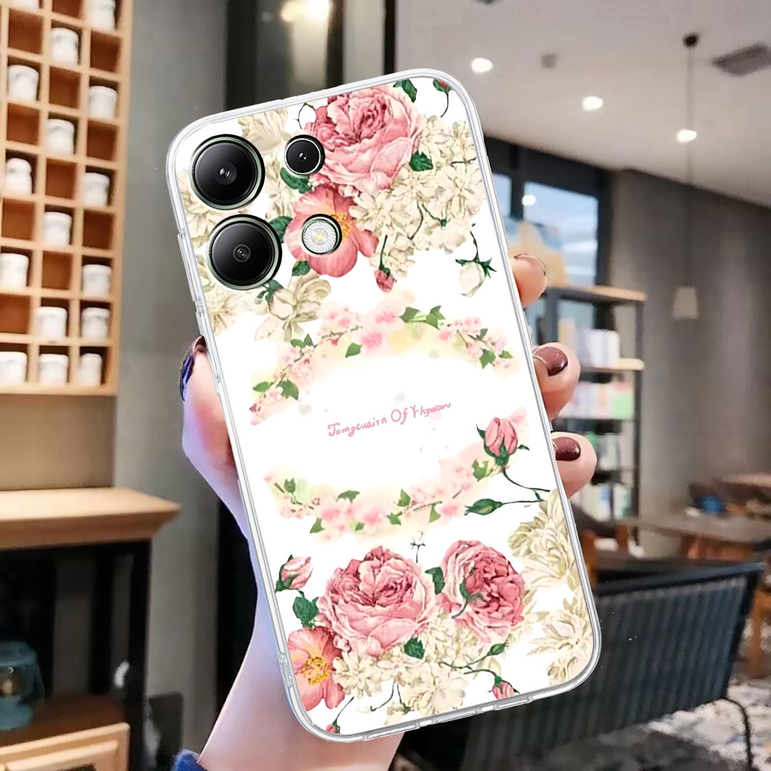 Forcell Xiaomi Redmi Note 13 4G Colored Drawing Pattern Θήκη Σιλικόνης Διάφανη Με Σχέδιο