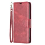 Tel1 Xiaomi Redmi Note 13 4G Retro Lambskin Texture Θήκη Βιβλίο - Red