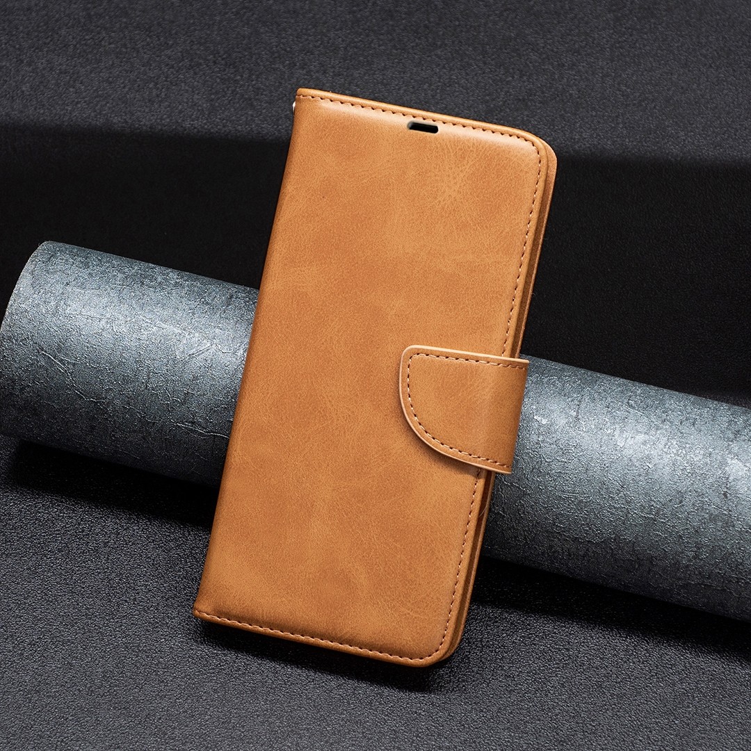 Tel1 Xiaomi Redmi Note 13 4G Retro Lambskin Texture Θήκη Βιβλίο - Yellow