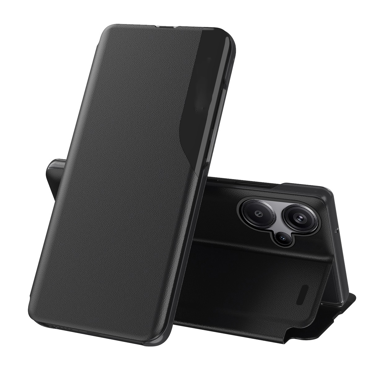 Tel1 Xiaomi Redmi Note 13 Pro 5G Attraction Flip Θήκη Βιβλίο - Black