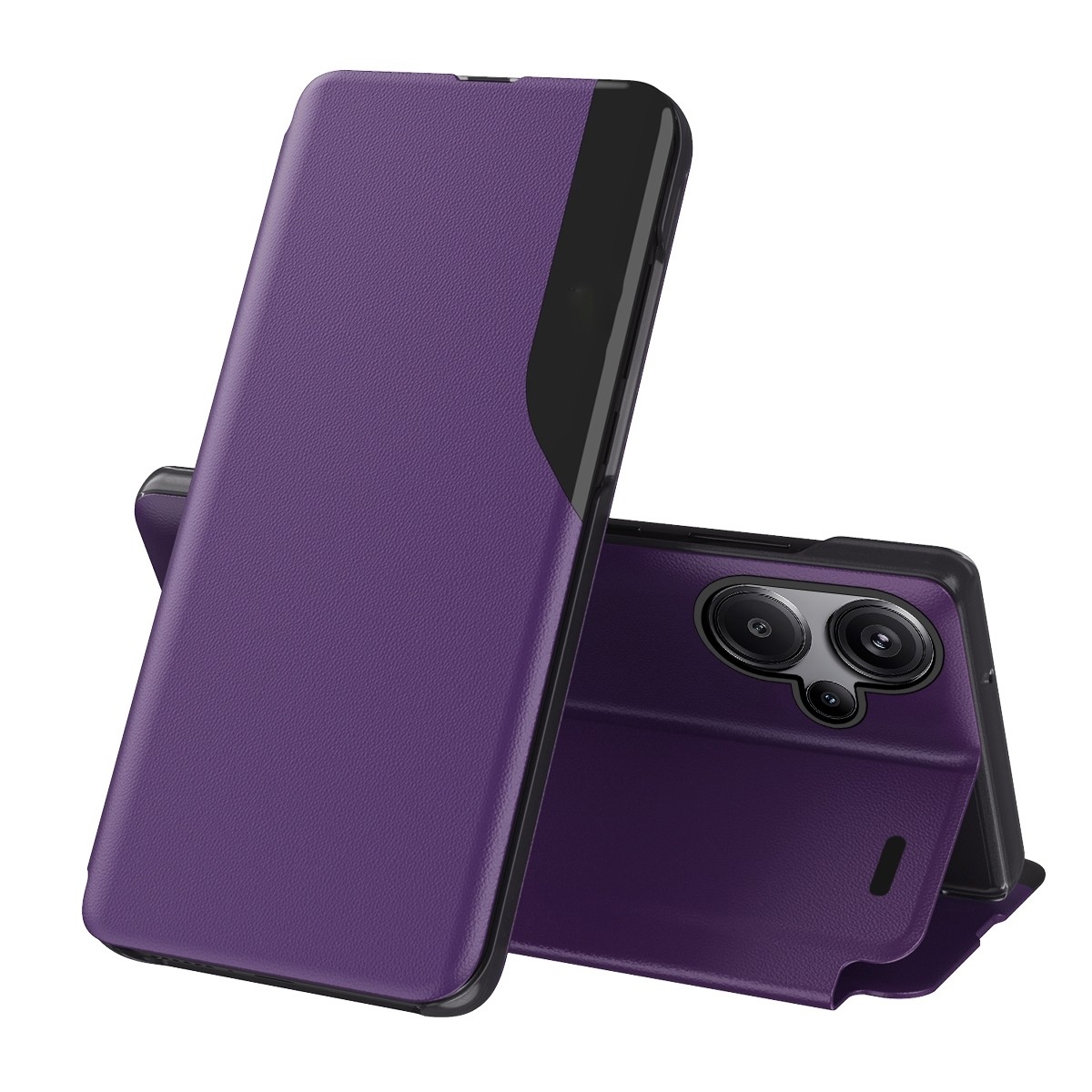 Tel1 Xiaomi Redmi Note 13 Pro 5G Attraction Flip Θήκη Βιβλίο - Purple