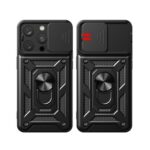 Forcell iPhone 15 Pro Max Hydrid Armor Θήκη Σκληρή - Black