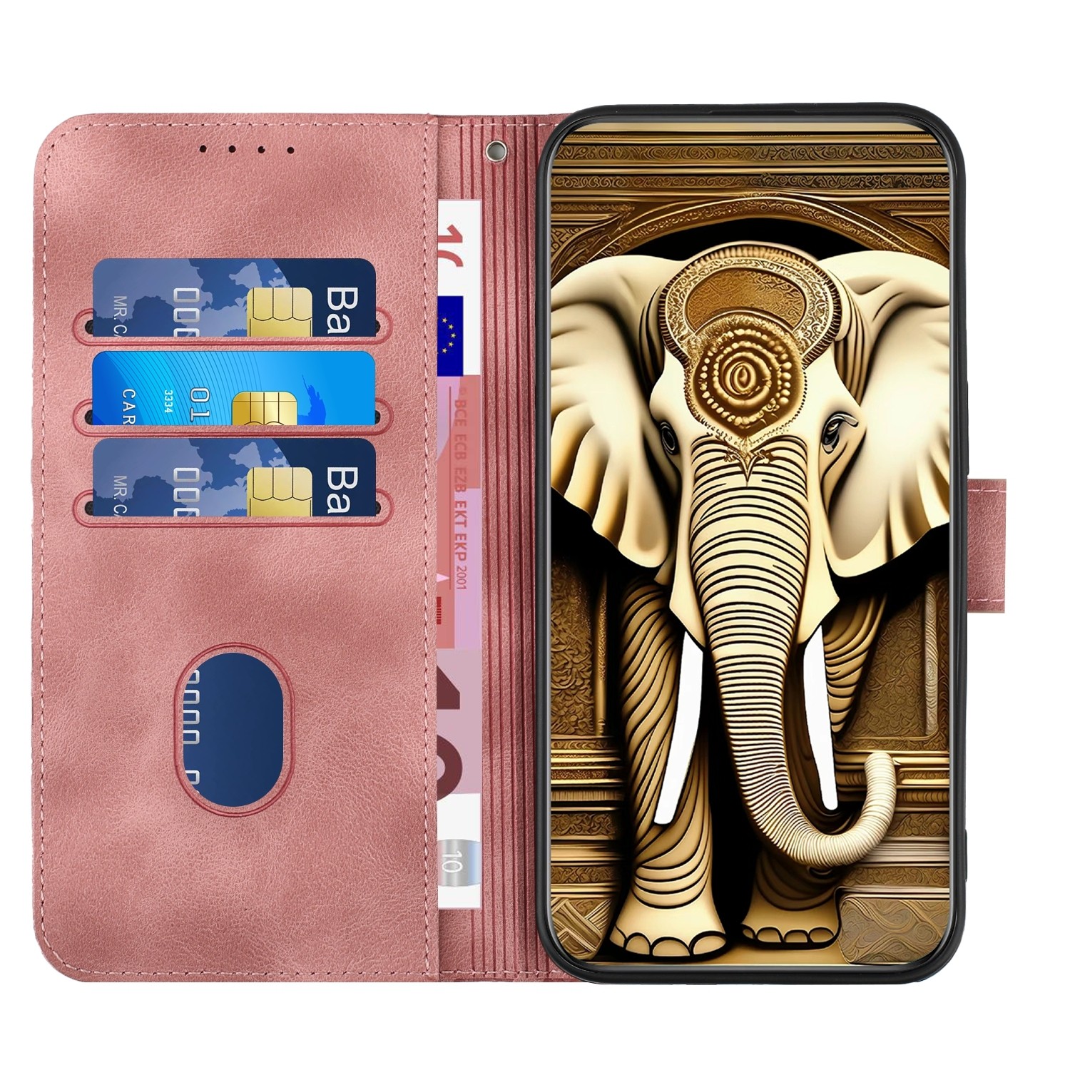 Tel1 Xiaomi Redmi Note 13 Pro 5G Embossed Θήκη Βιβλίο - Pink