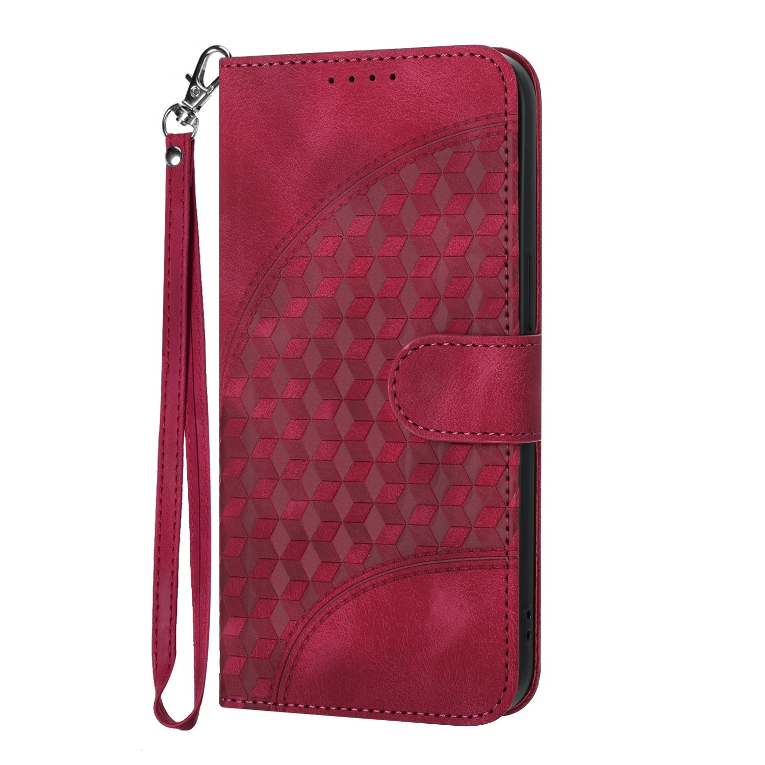 Tel1 Xiaomi Redmi Note 13 Pro 5G Embossed Θήκη Βιβλίο - Red