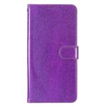 Tel1 Xiaomi Poco C65 / Xiaomi Redmi 13C 4G Glitter Powder Filp Θήκη Βιβλίο - Purple