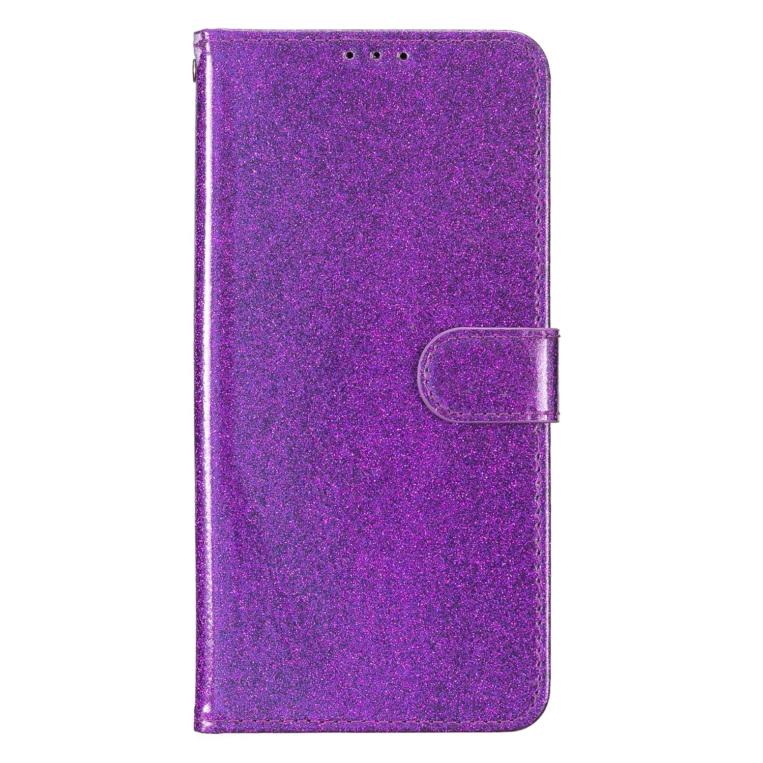 Tel1 Xiaomi Poco C65 / Xiaomi Redmi 13C 4G Glitter Powder Filp Θήκη Βιβλίο - Purple