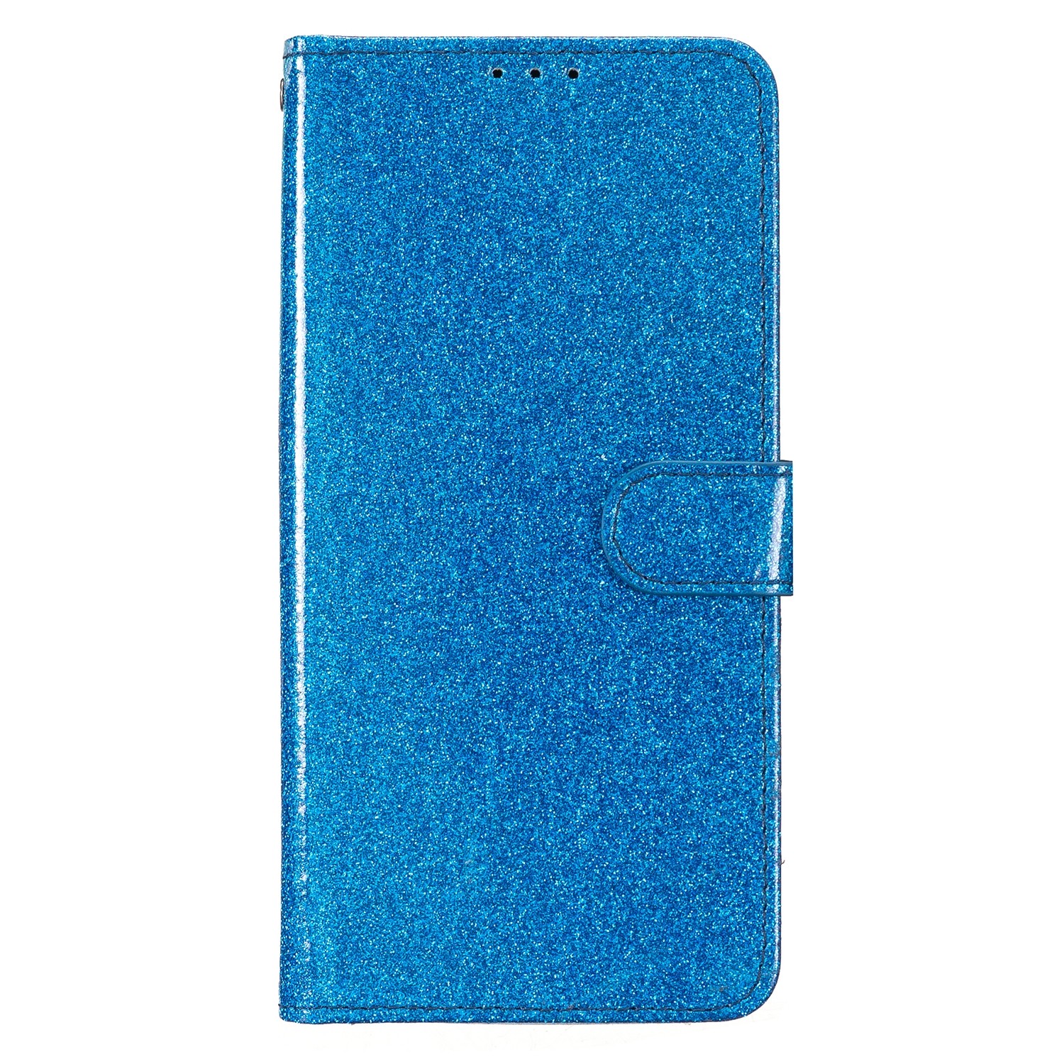 Tel1 Xiaomi Poco C65 / Xiaomi Redmi 13C 4G Glitter Powder Filp Θήκη Βιβλίο - Blue