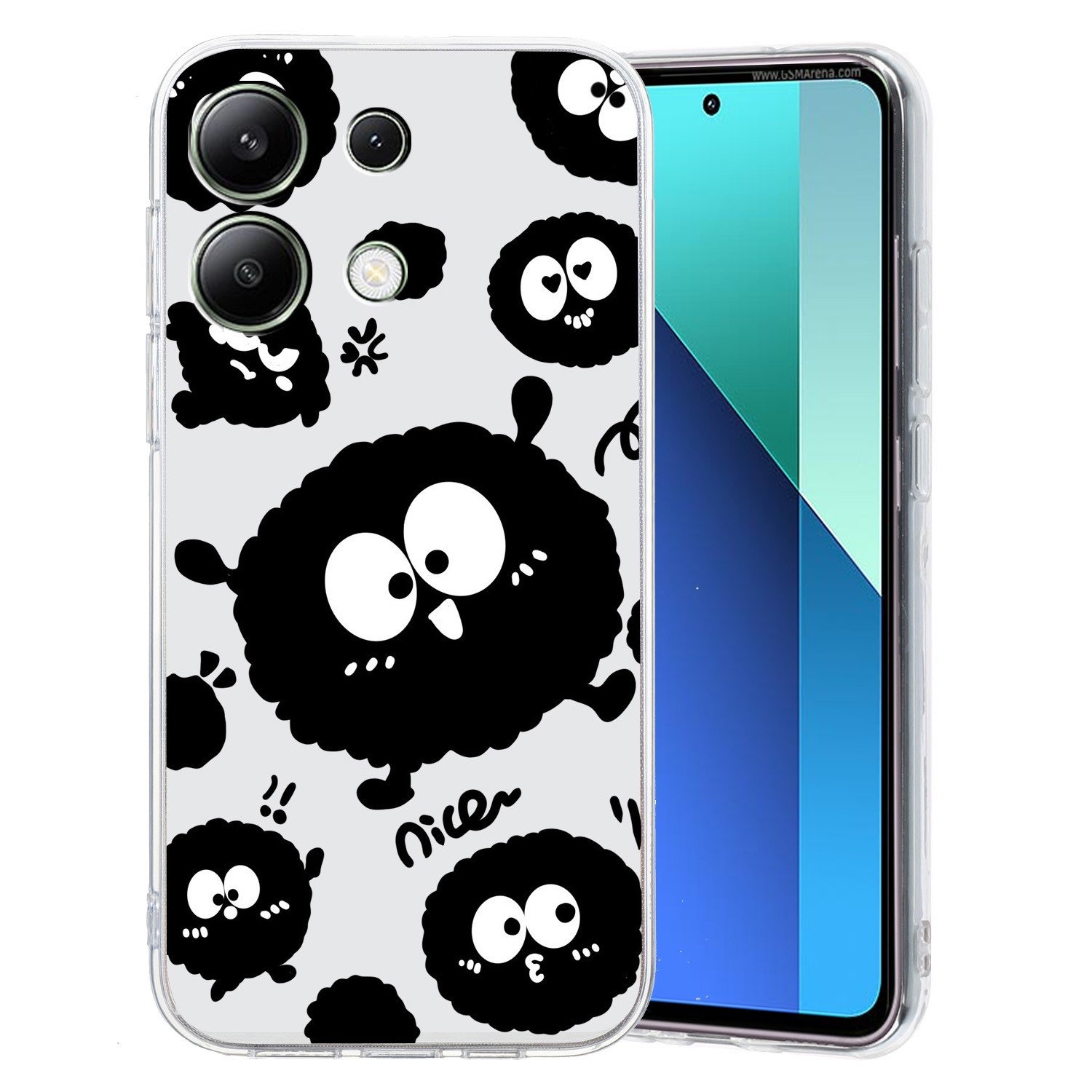 Forcell Xiaomi Redmi Note 13 Pro 5G Θήκη Σιλικόνης Διάφανη με Σχέδιο