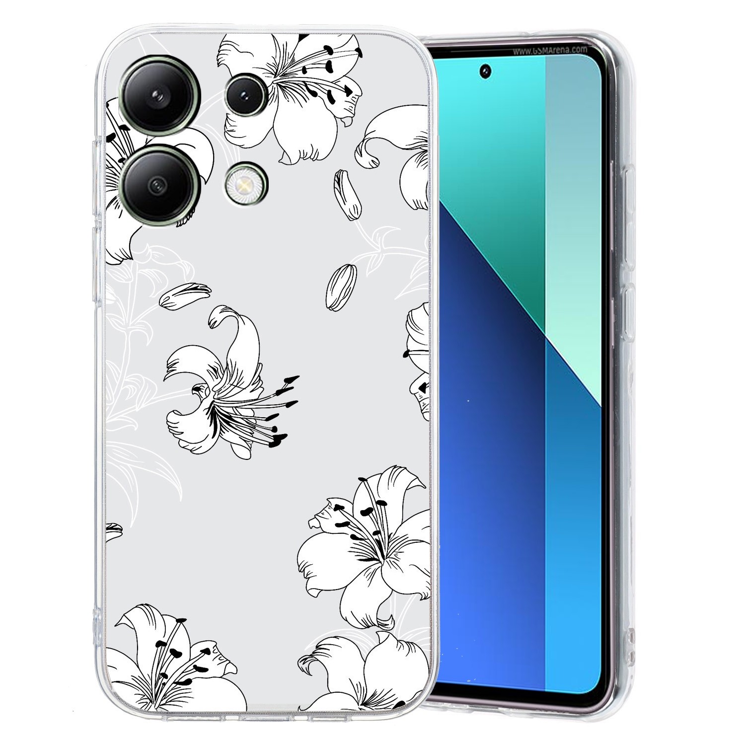 Forcell Xiaomi Redmi Note 13 Pro 5G Θήκη Σιλικόνης Διάφανη με Σχέδιο