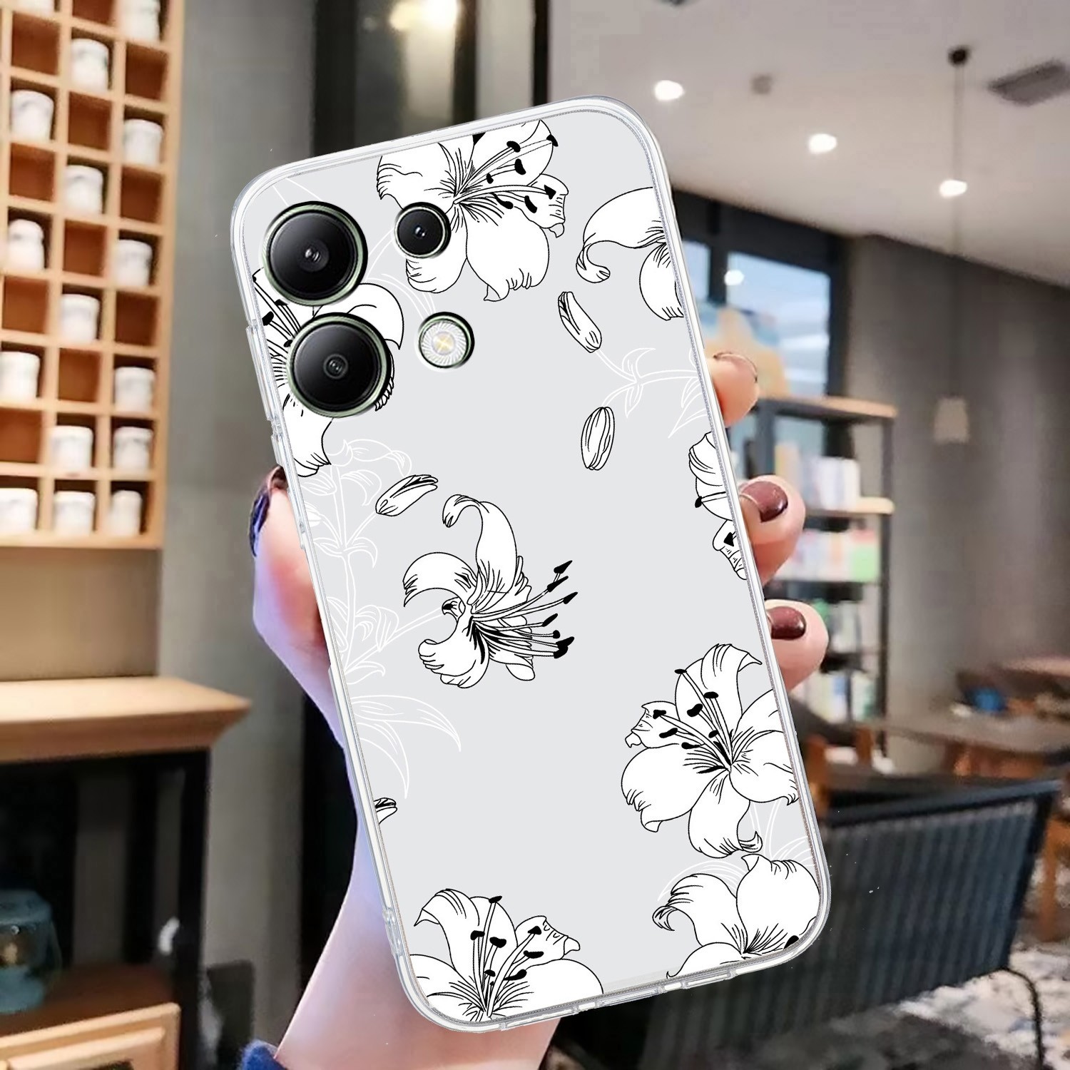 Forcell Xiaomi Redmi Note 13 Pro 5G Θήκη Σιλικόνης Διάφανη με Σχέδιο
