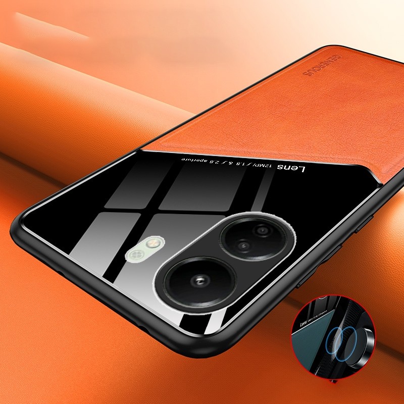 Forcell Xiaomi Poco C65 / Xiaomi Redmi 13C 4G All-inclusive Leather + Organic Glass Θήκη Σκληρή - Blue
