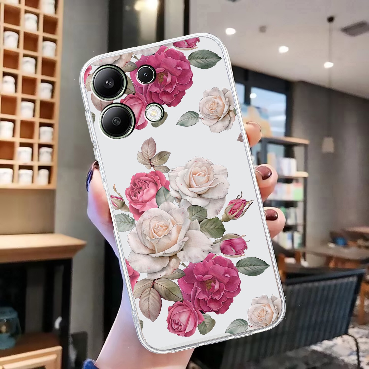 Forcell Xiaomi Redmi Note 13 Pro 5G Θήκη Σιλικόνης Διάφανη με Σχέδιο