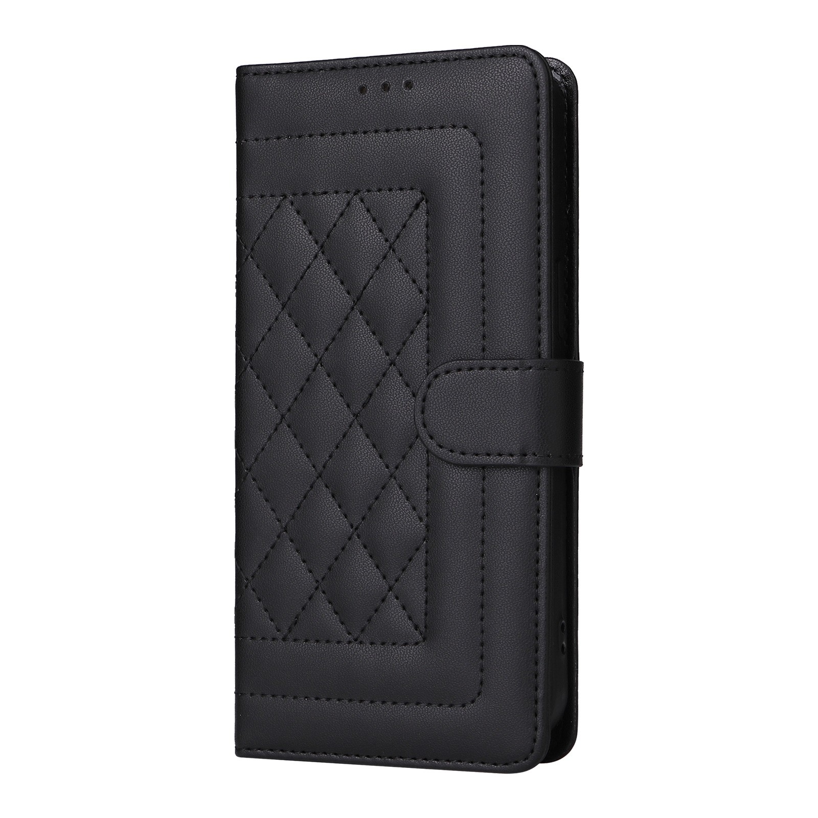 Tel1 Xiaomi Redmi Note 13 Pro 5G Diamond Lattice Wallet Θήκη Βιβλίο - Black