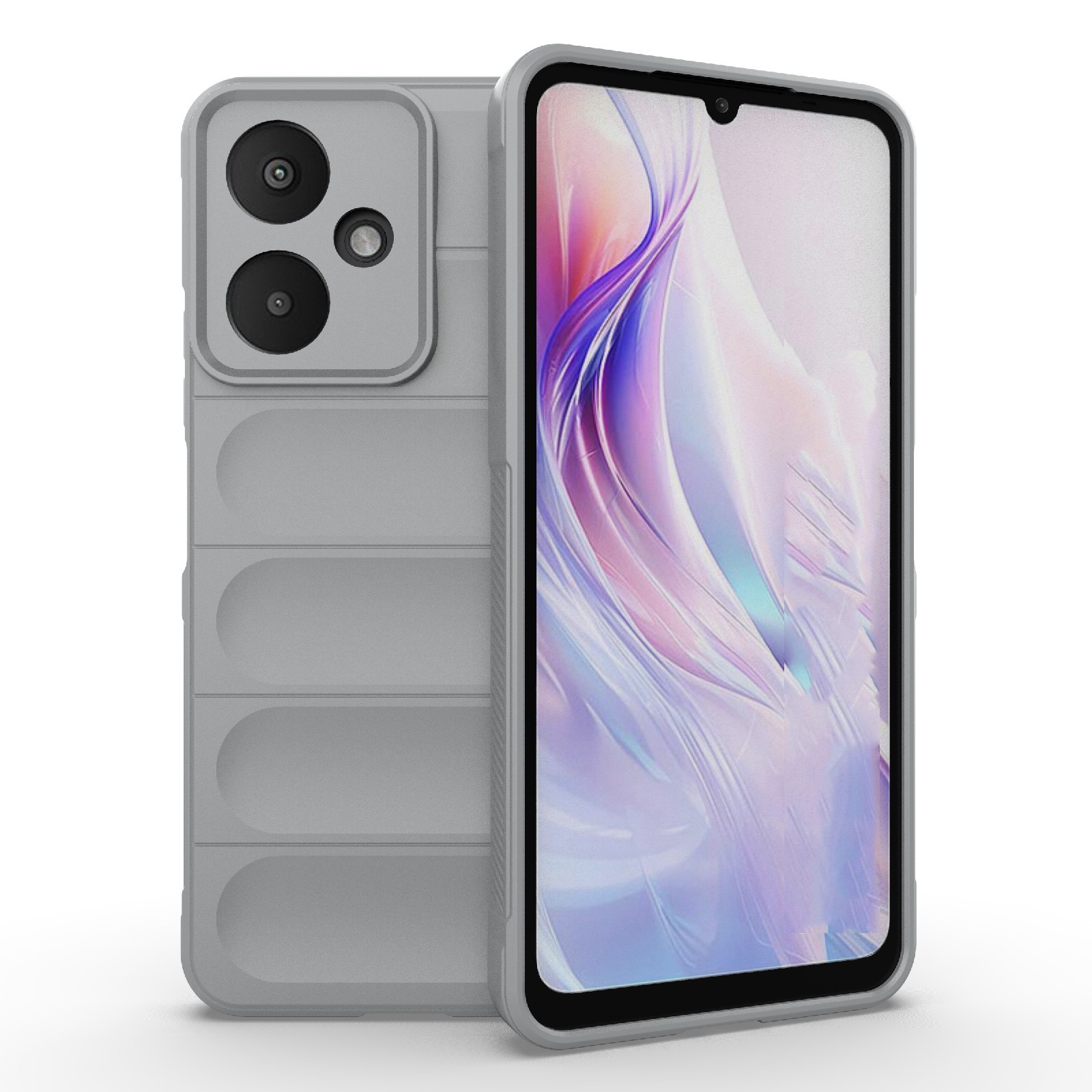 Forcell Xiaomi Redmi 13C 5G Magic Shield Θήκη Σιλικόνης - Grey
