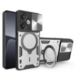 Forcell Xiaomi Redmi 13C 5G Camshield Holder Θήκη Σκληρή - Silver
