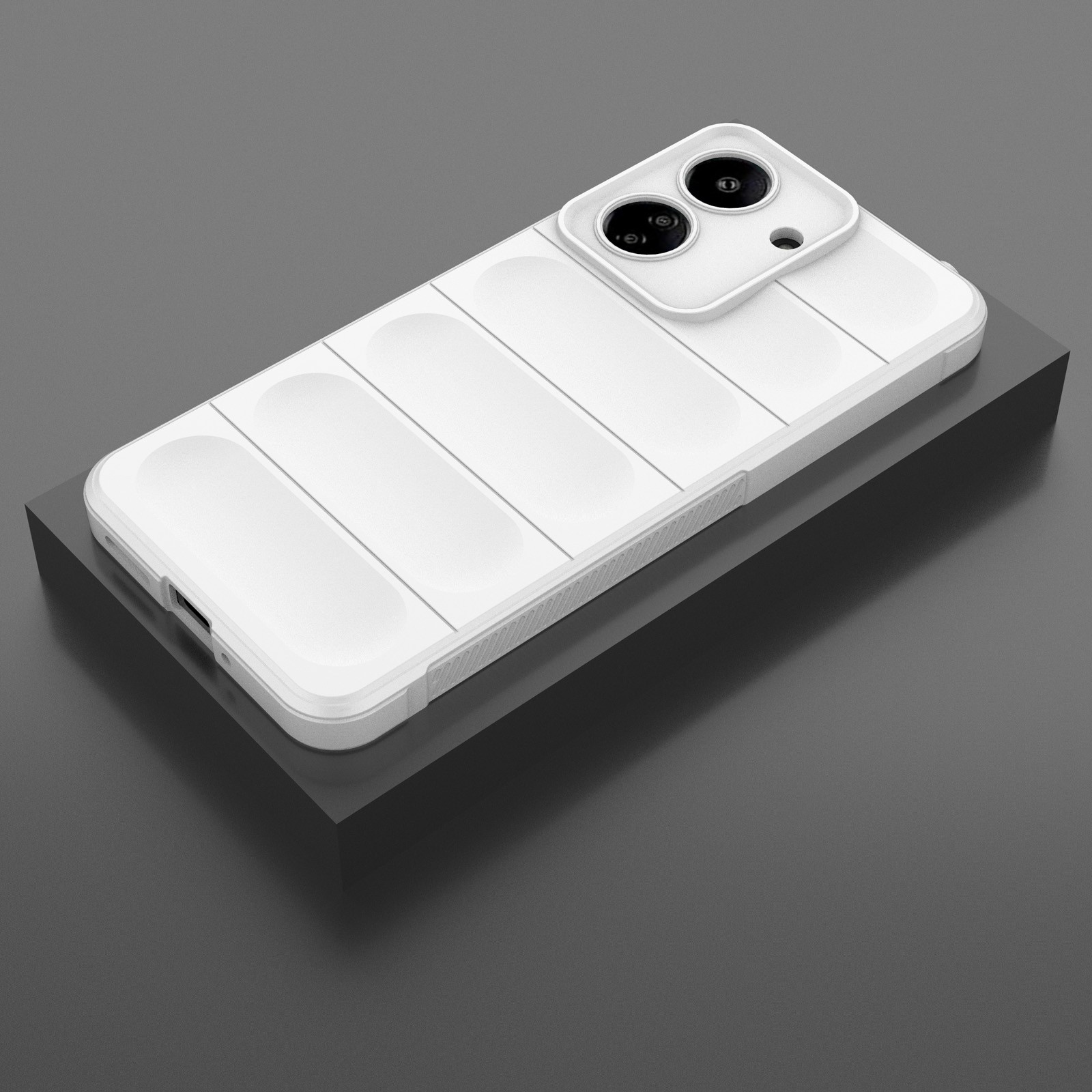 Forcell Xiaomi Poco C65 / Xiaomi Redmi 13C 4G Magic Shield Θήκη Σιλικόνης - White