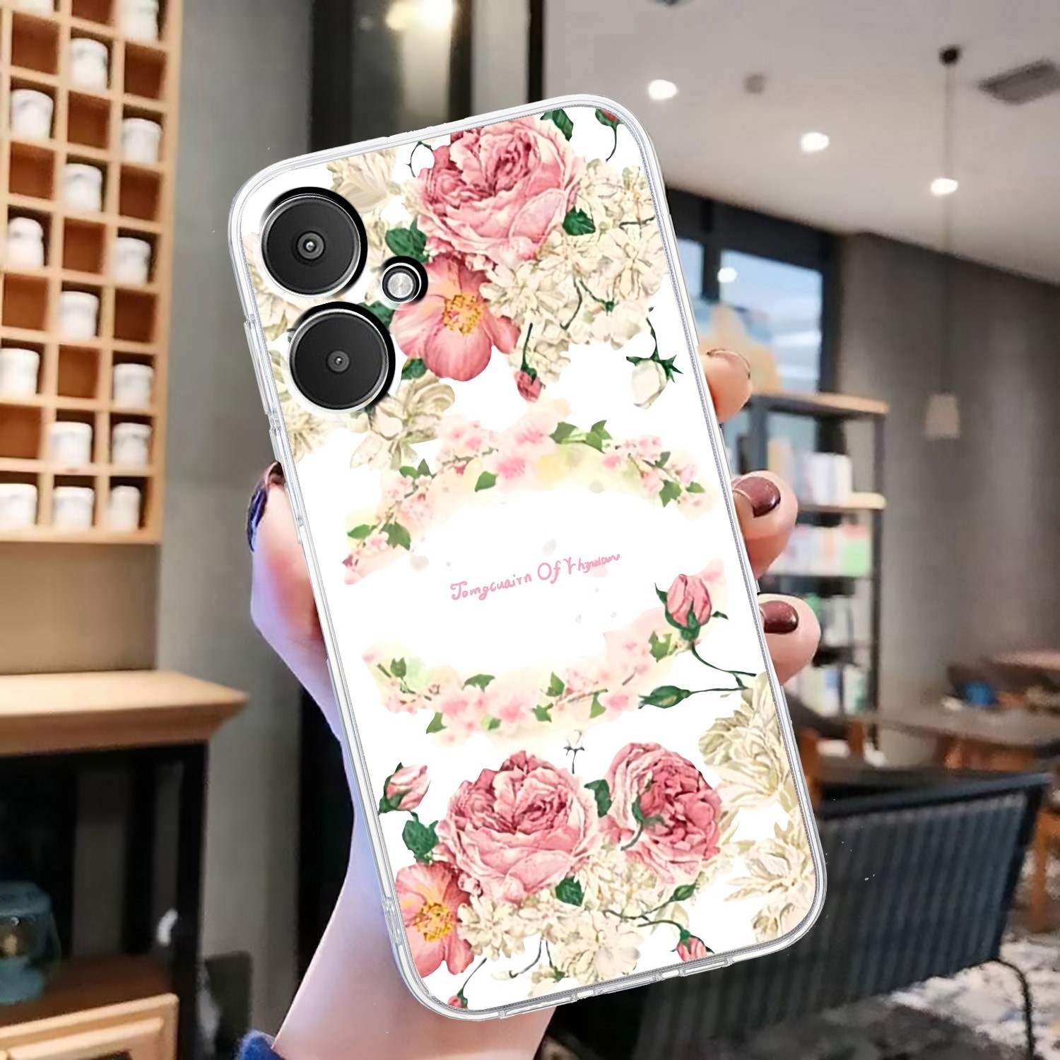 Forcell Xiaomi Poco C65 / Xiaomi Redmi 13C 4G Drawing Pattern Θήκη Σιλικόνης Διάφανη με Σχέδιο