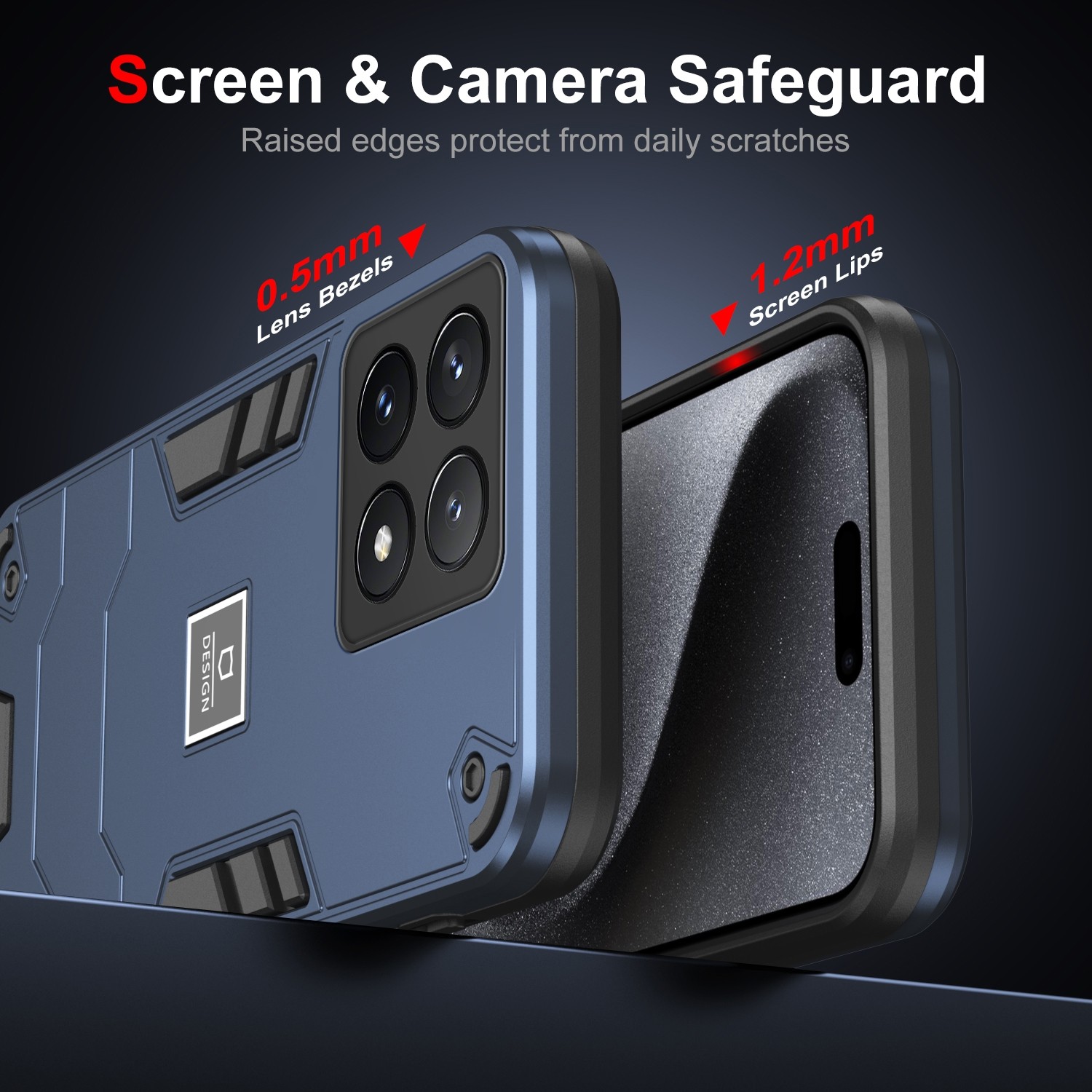 Forcell Xiaomi Poco X6 Pro 5G Armor Shockproof Θήκη Σκληρή - Blue