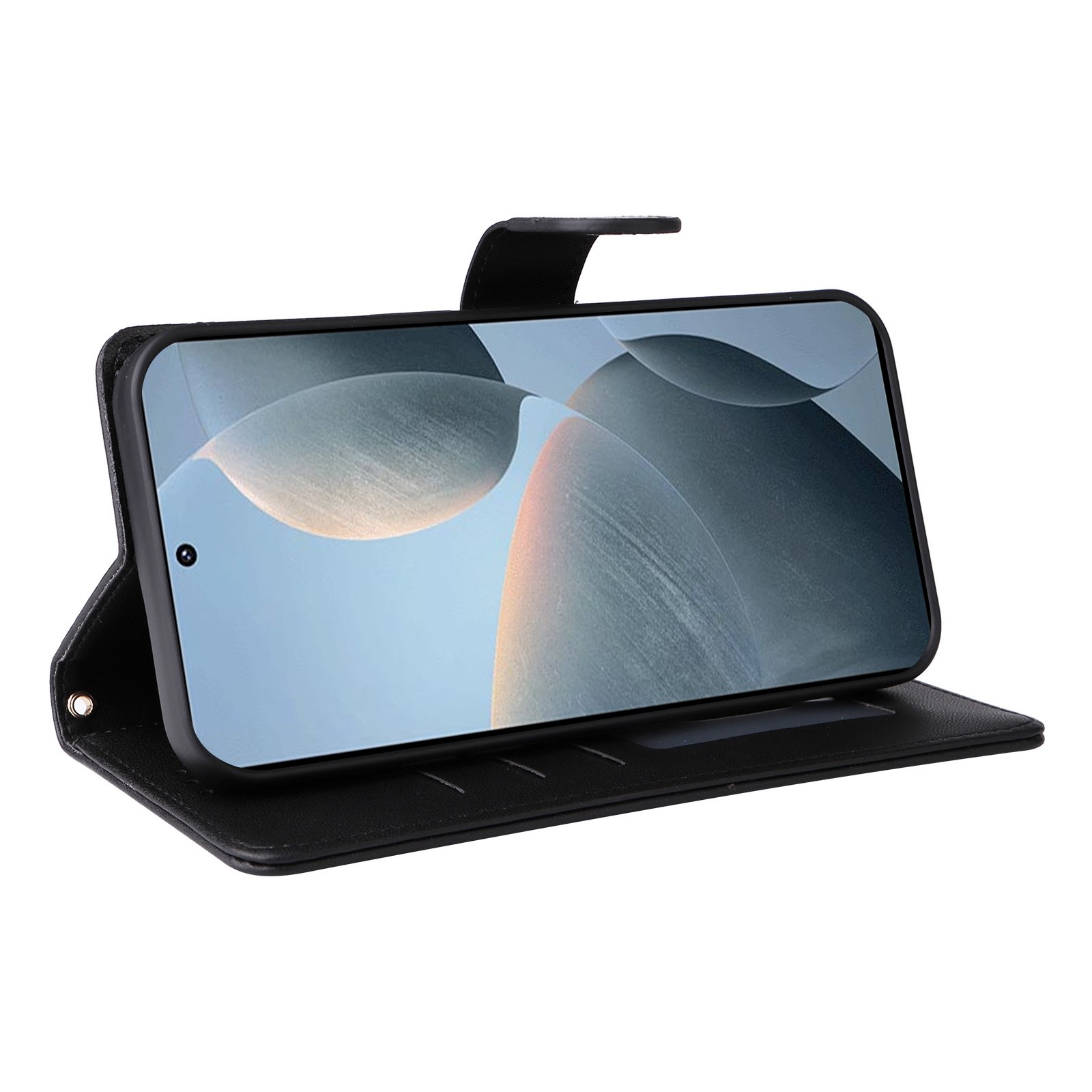 Tel1 Xiaomi Poco X6 Pro 5G Diamond Lattice Flip Θήκη Βιβλίο - Black