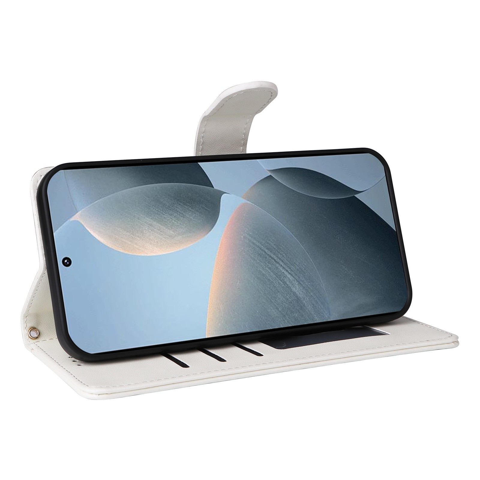 Tel1 Xiaomi Poco X6 Pro 5G Diamond Lattice Flip Θήκη Βιβλίο - White