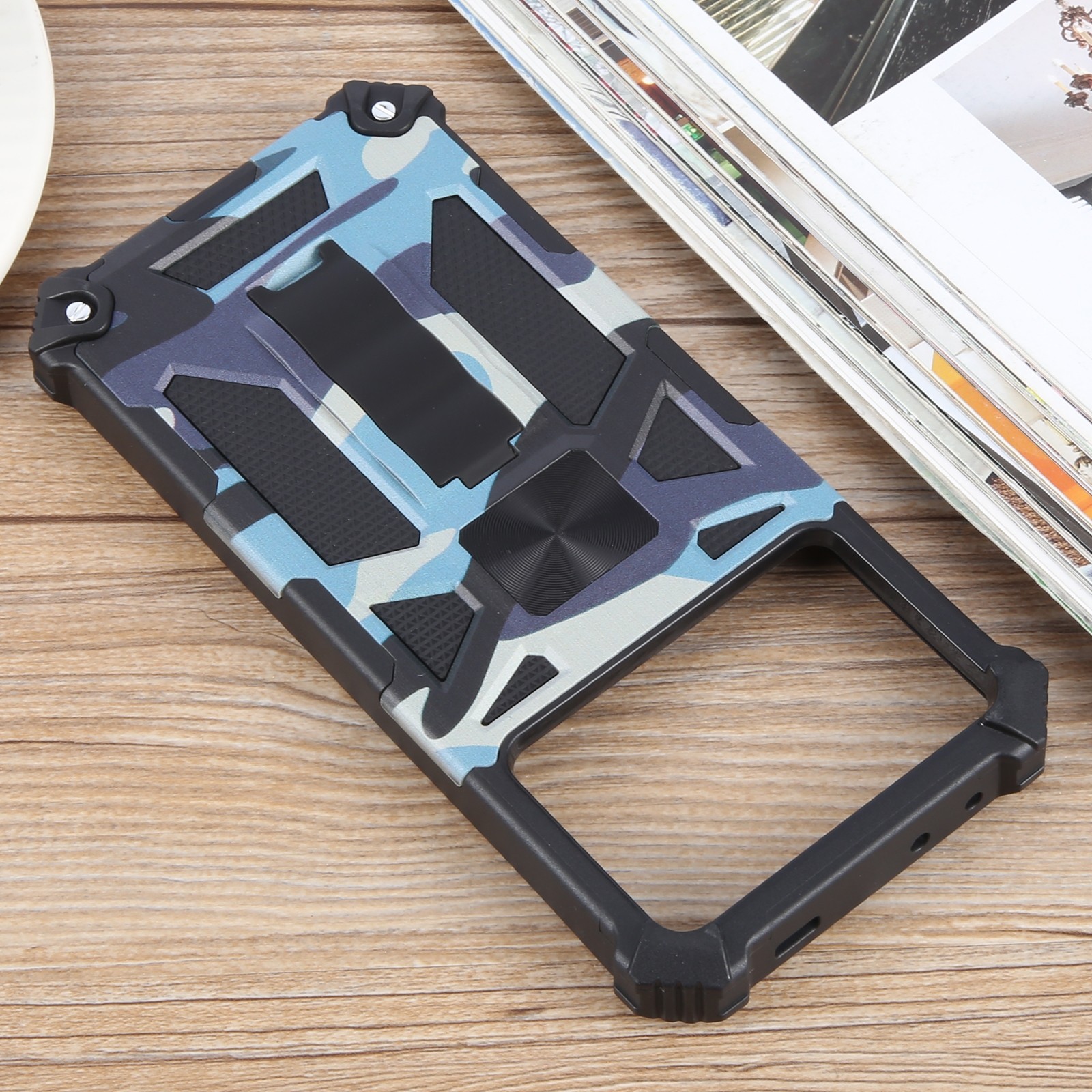 Forcell Xiaomi Poco X6 Pro 5G Camouflage Armor Θήκη Σκληρή - Army Light Blue