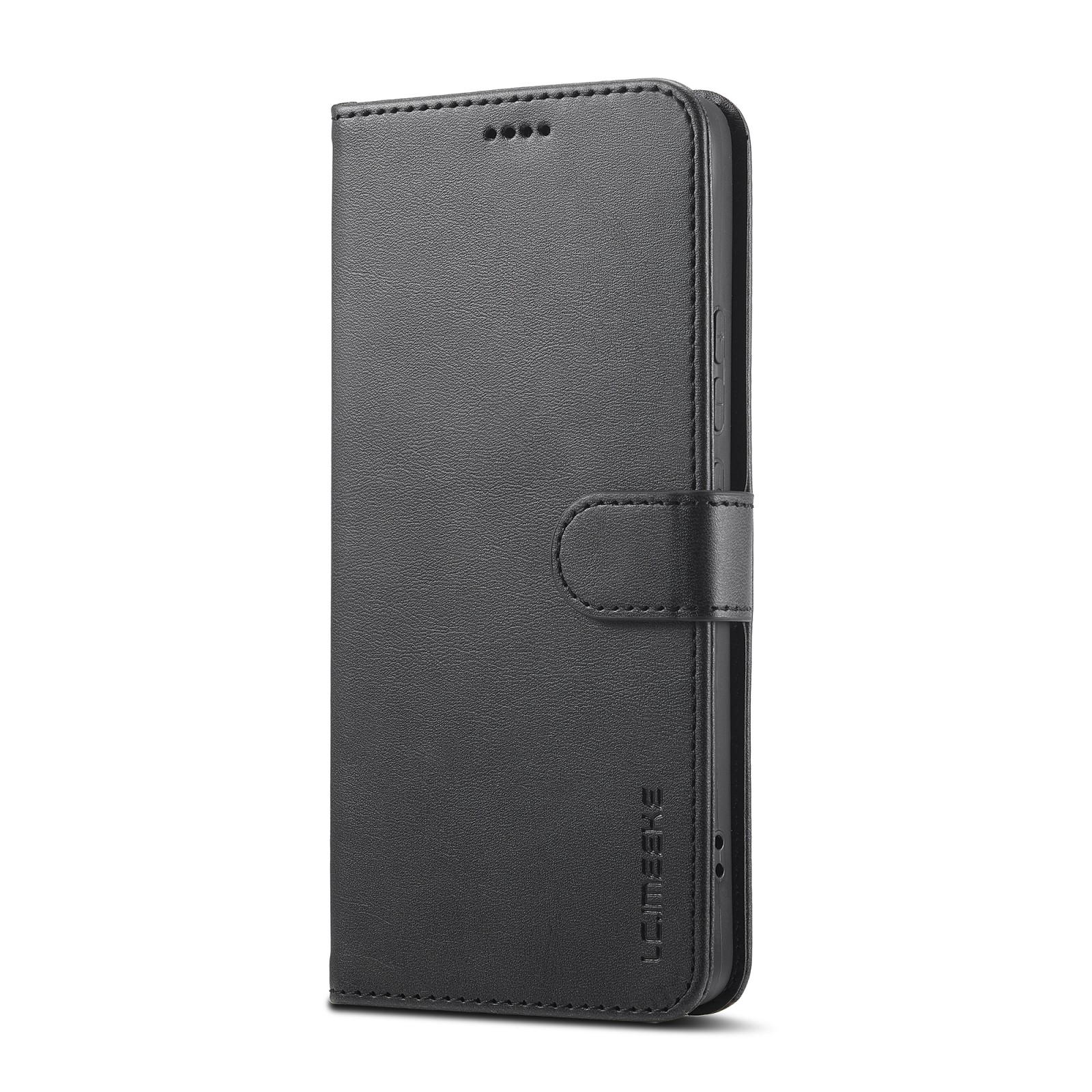 LC.IMEEKE Xiaomi Redmi Note 13 Pro Plus 5G Calf Texture Θήκη Βιβλίο - Black