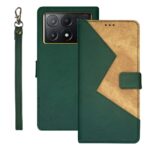 Tel1 Xiaomi Poco X6 Pro 5G Two Colour Splicing Θήκη Βιβλίο - Green