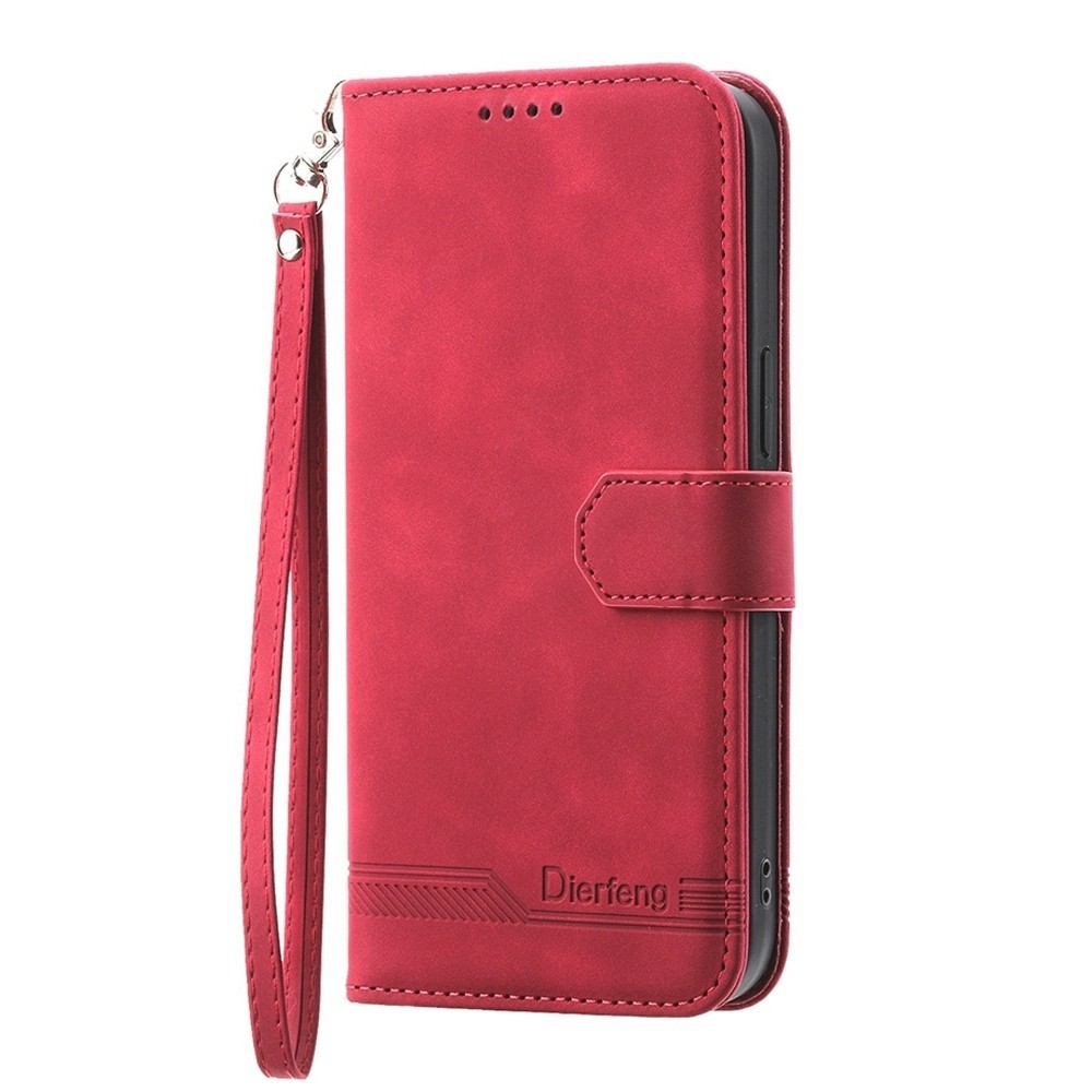 Tel1 Xiaomi Poco X6 Pro 5G Dierfeng Dream Line Θήκη Βιβλίο - Red