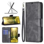 Tel1 Xiaomi Redmi Note 13 Pro Plus 5G Retro Lambskin Texture Pure Color Θήκη Βιβλίο - Black