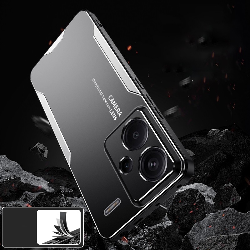 Forcell Xiaomi Redmi Note 13 Pro Plus 5G Metal Blade Series Θήκη Σκληρή - Red