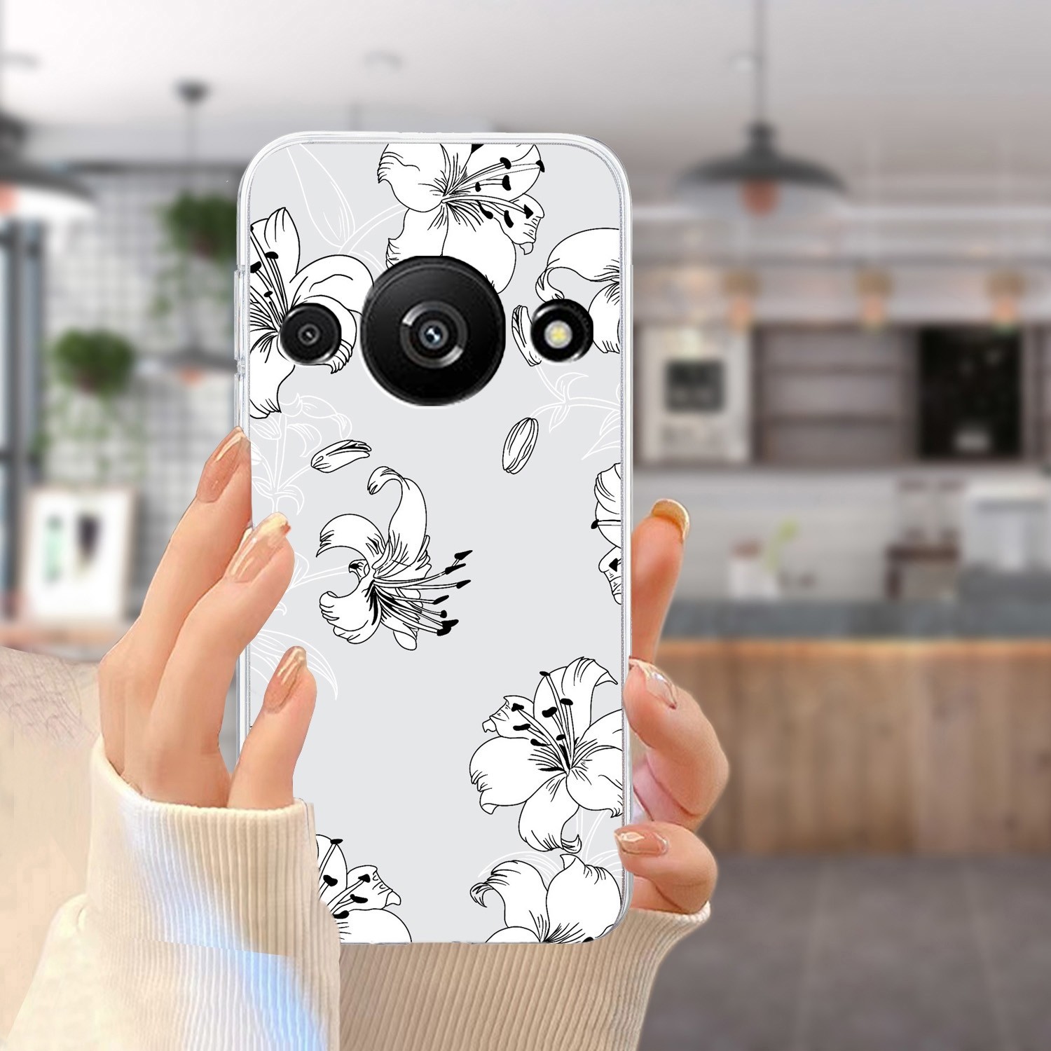 Forcell Xiaomi Redmi A3 Drawing Pattern Θήκη Σιλικόνης με Σχέδιο