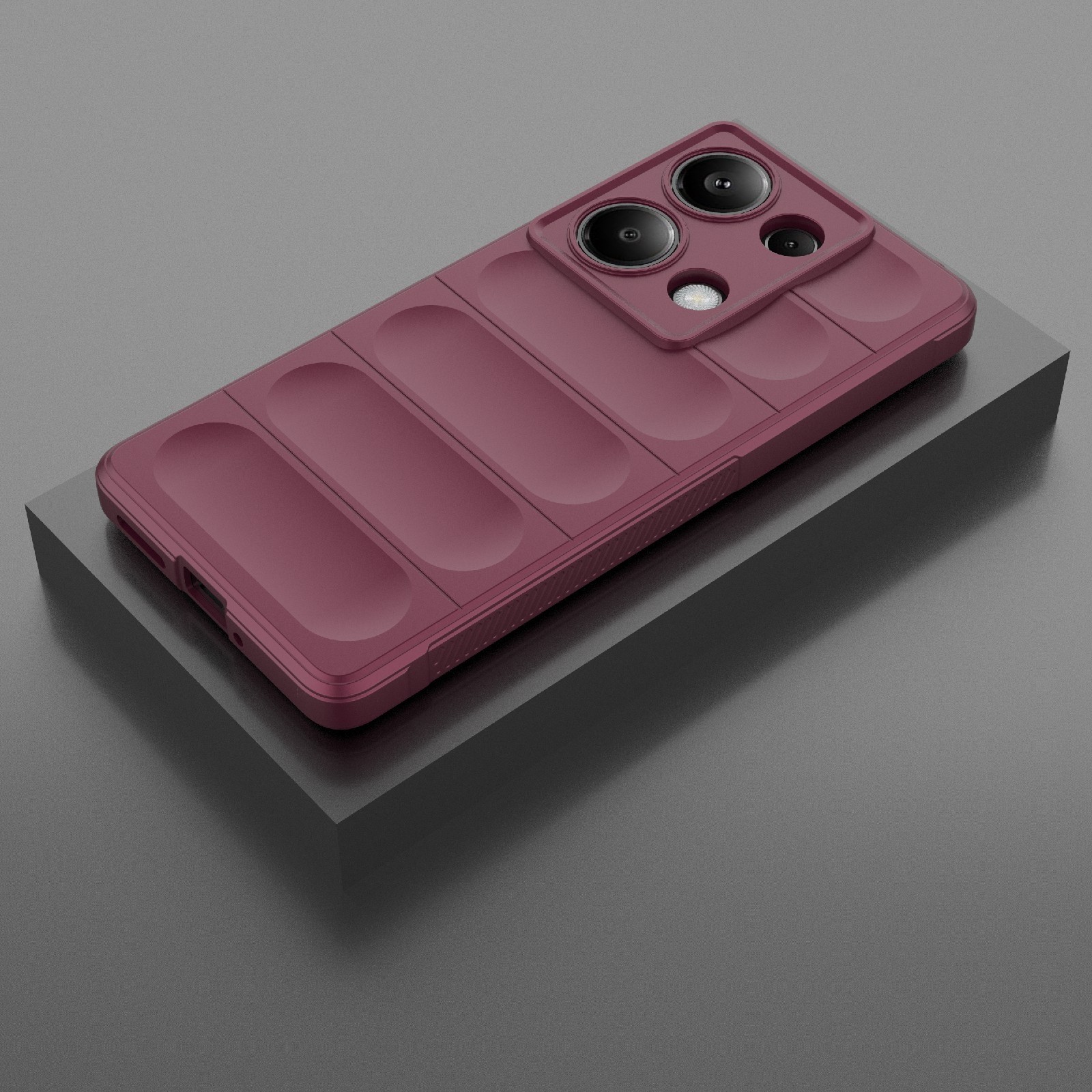 Forcell Xiaomi Redmi Note 13 Pro 4G/ Xiaomi Poco M6 Pro 4G Magic Shield Θήκη Σιλικόνης - Wine Red